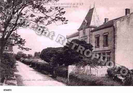 Ville de SAINTBONNETDEJOUX, carte postale ancienne