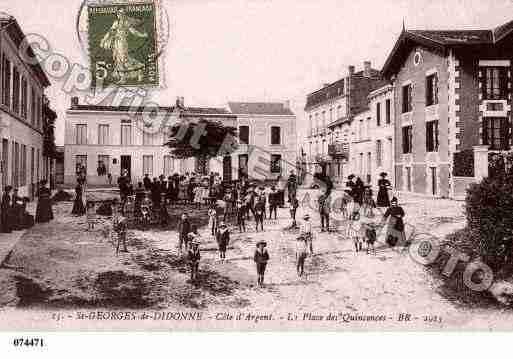 Ville de SAINTGEORGESDEDIDONNE, carte postale ancienne