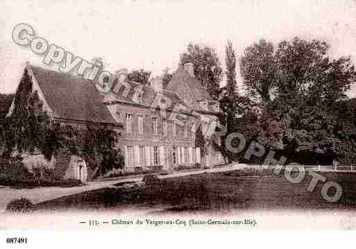 Ville de SAINTGERMAINSURILLE, carte postale ancienne