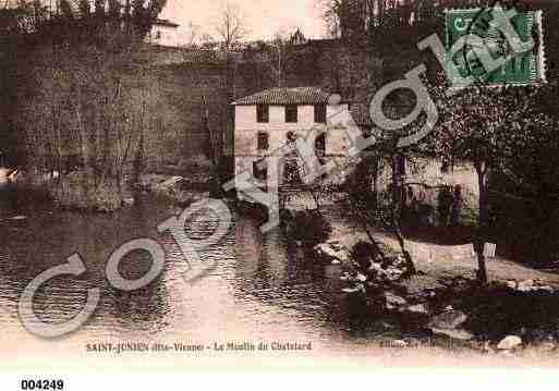 Ville de SAINTJUNIEN, carte postale ancienne