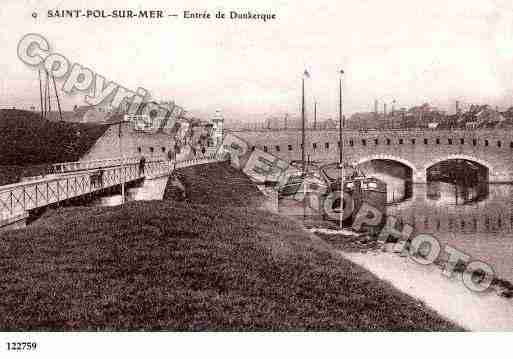 Ville de SAINTPOLSURMER, carte postale ancienne