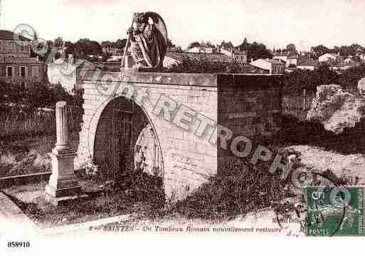 Ville de SAINTES, carte postale ancienne