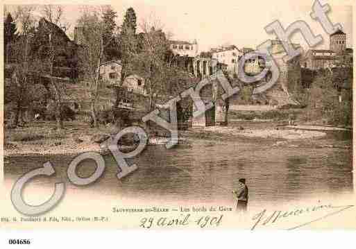 Ville de SAUVETERREDEBEARN, carte postale ancienne