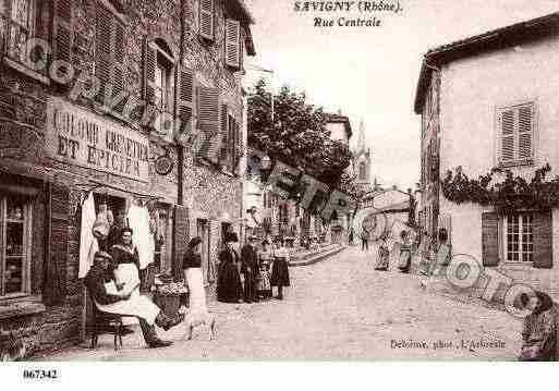 Ville de SAVIGNY, carte postale ancienne