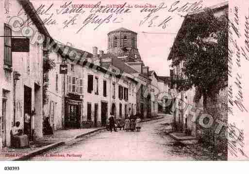 Ville de SECONDIGNY, carte postale ancienne