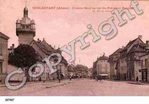 Ville de SELESTAT, carte postale ancienne