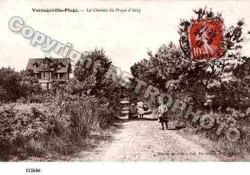 Ville de VARENGEVILLESURMER, carte postale ancienne