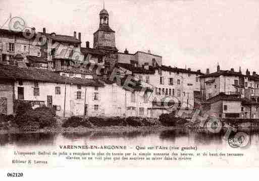 Ville de VARENNESENARGONNE, carte postale ancienne