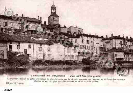 Ville de VARENNESENARGONNE, carte postale ancienne