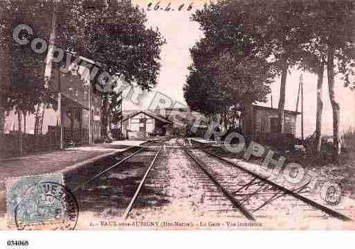 Ville de VAUXSOUSAUBIGNY, carte postale ancienne