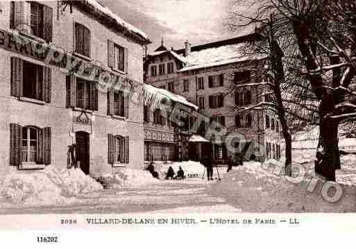 Ville de VILLARDDELANS, carte postale ancienne
