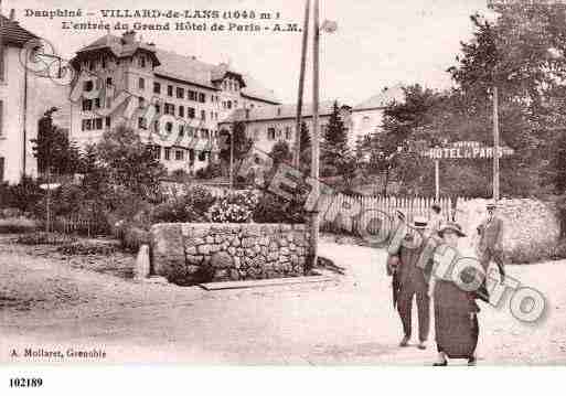 Ville de VILLARDDELANS, carte postale ancienne