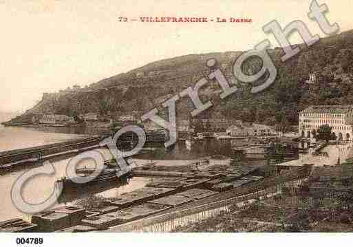 Ville de VILLEFRANCHESURMER, carte postale ancienne