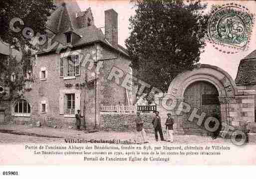 Ville de VILLELOINCOULANGE, carte postale ancienne