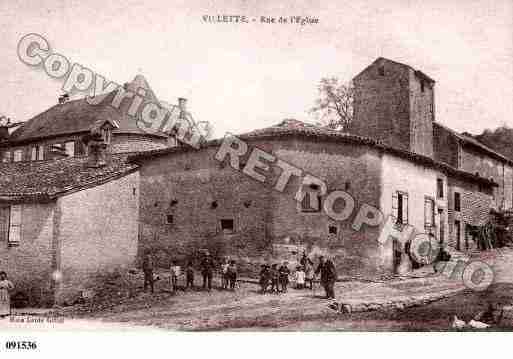 Ville de VILLETTE, carte postale ancienne Ville de VILLETTE, carte postale ancienne
