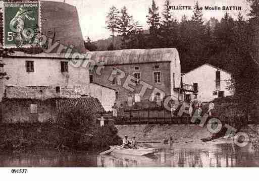 Ville de VILLETTE, carte postale ancienne