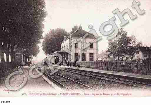 Ville de VOUJEAUCOURT, carte postale ancienne