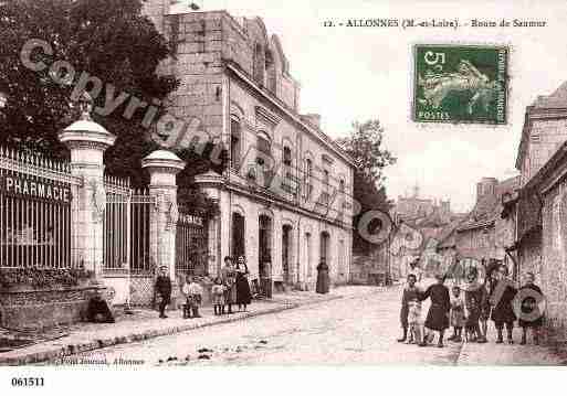 Ville de ALLONNES, carte postale ancienne