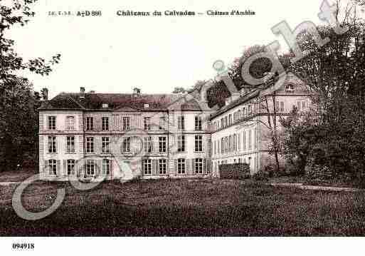 Ville de AMBLIE, carte postale ancienne