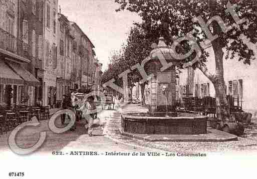 Ville de ANTIBESJUANLESPINS, carte postale ancienne