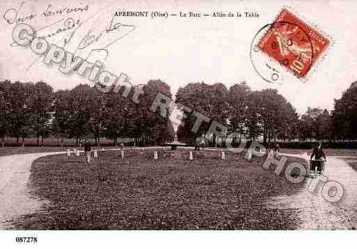 Ville de APREMONT, carte postale ancienne