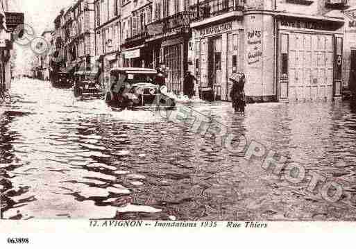 Ville de AVIGNON, carte postale ancienne