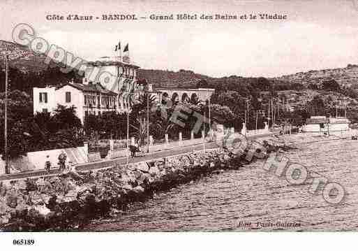 Ville de BANDOL, carte postale ancienne