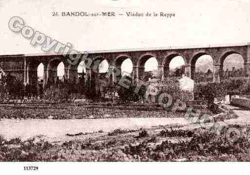 Ville de BANDOL, carte postale ancienne