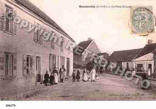 Ville de BAZAINVILLE, carte postale ancienne