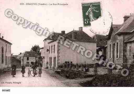 Ville de BEAUFOU, carte postale ancienne