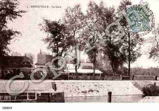 Ville de BENOUVILLE, carte postale ancienne