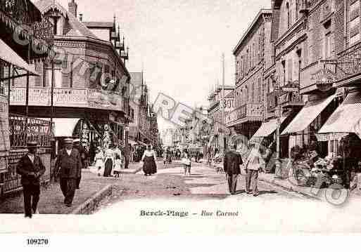 Ville de BERCK, carte postale ancienne