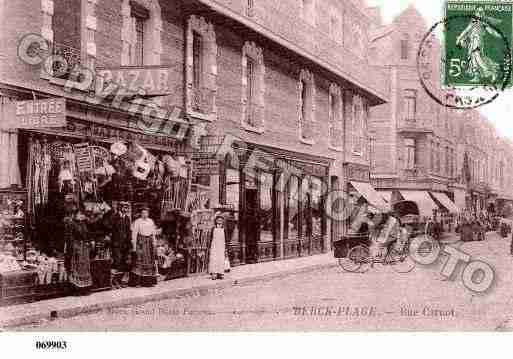 Ville de BERCK, carte postale ancienne