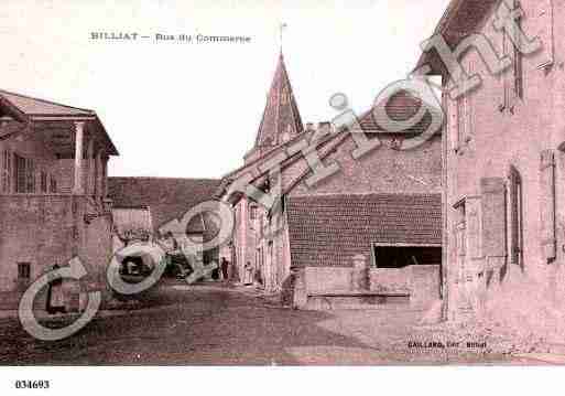 Ville de BILLIAT, carte postale ancienne