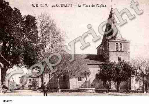 Ville de BILLIAT, carte postale ancienne