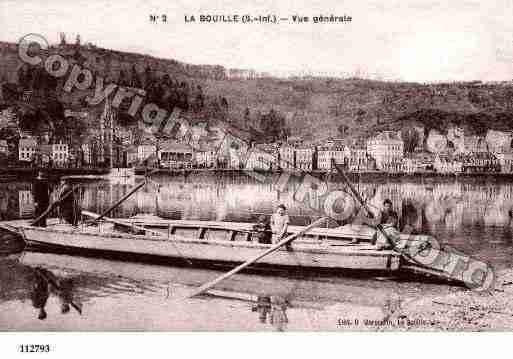 Ville de BOUILLE(LA), carte postale ancienne Ville de BOUILLE(LA), carte postale ancienne