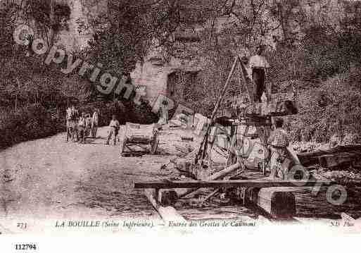Ville de BOUILLE(LA), carte postale ancienne