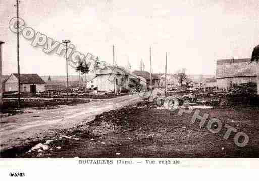 Ville de BOUJAILLES, carte postale ancienne