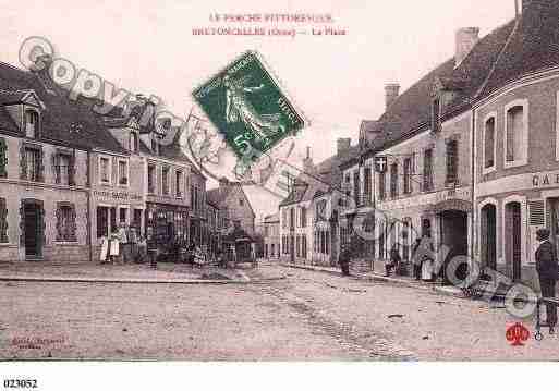 Ville de BRETONCELLES, carte postale ancienne