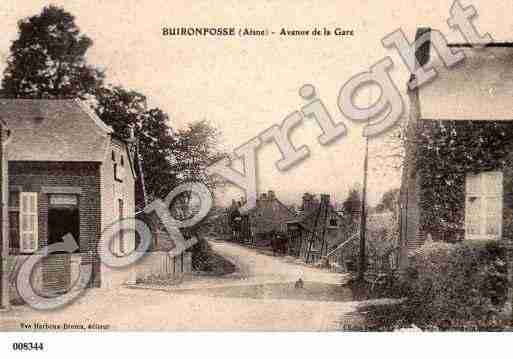 Ville de BUIRONFOSSE, carte postale ancienne