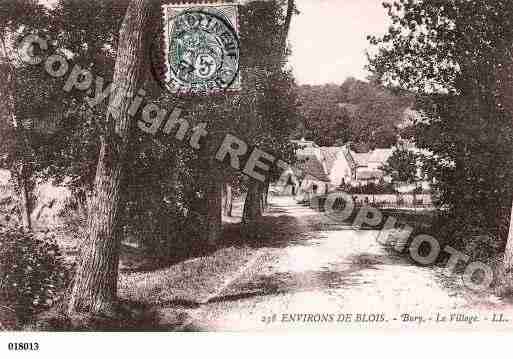 Ville de BURY, carte postale ancienne