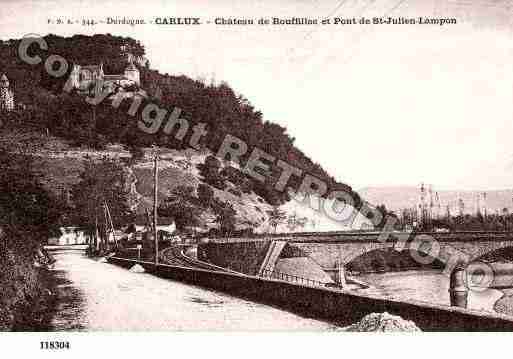 Ville de CARLUX, carte postale ancienne
