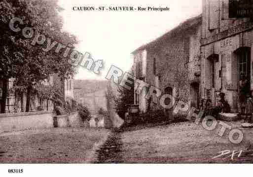 Ville de CAUBONSAINTSAUVEUR, carte postale ancienne