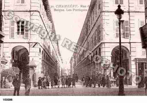 Ville de CHAMBERY, carte postale ancienne