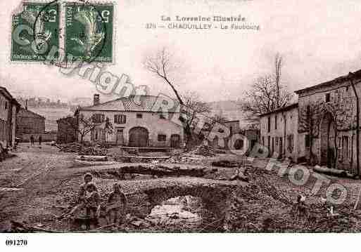 Ville de CHAOUILLEY, carte postale ancienne