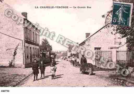 Ville de CHAPELLEVERONGE(LA), carte postale ancienne