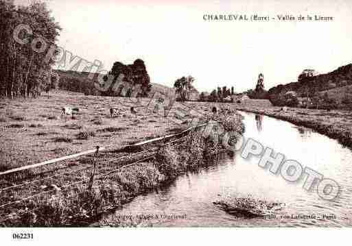 Ville de CHARLEVAL, carte postale ancienne