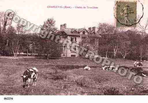 Ville de CHARLEVAL, carte postale ancienne