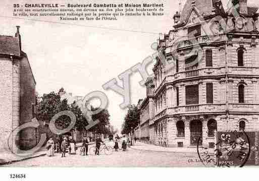 Ville de CHARLEVILLEMEZIERES, carte postale ancienne