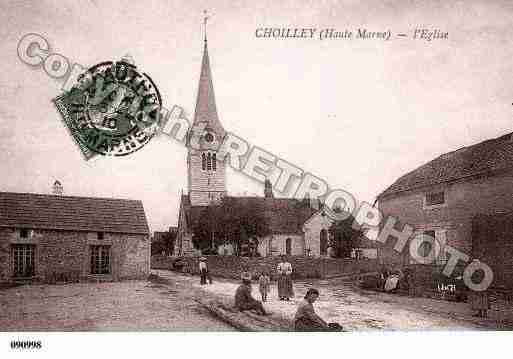 Ville de CHOILLEYDARDENAY, carte postale ancienne